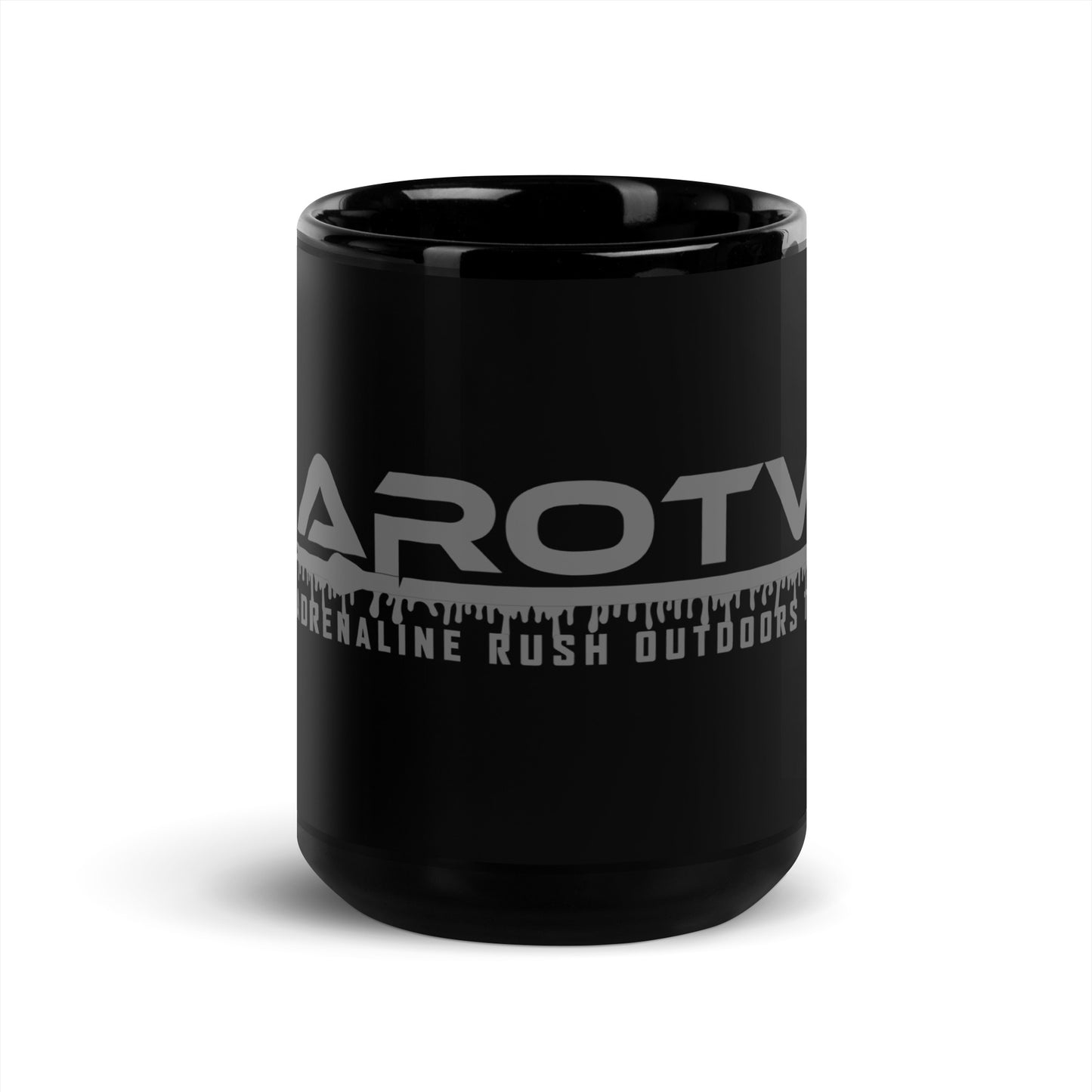 AROTV Black Glossy Mug