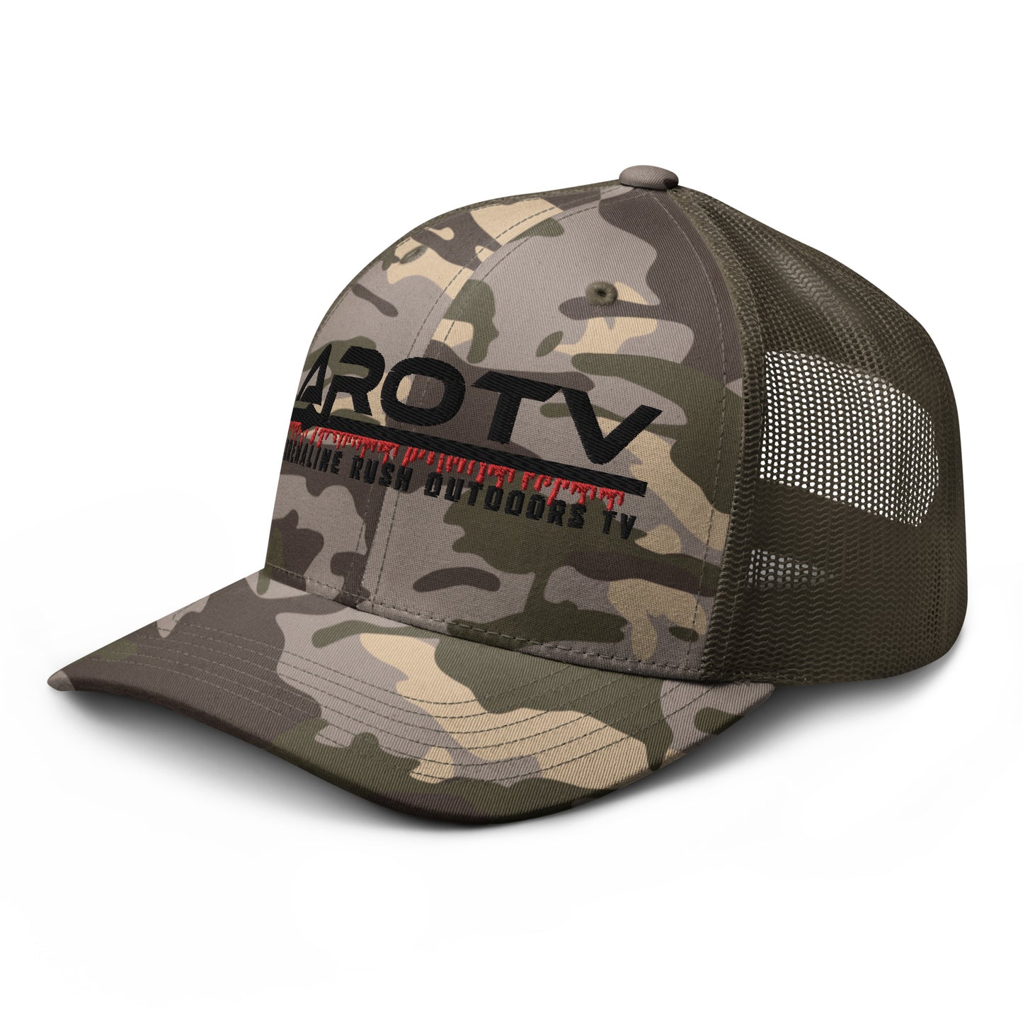 AROTV Camouflage Trucker Hat