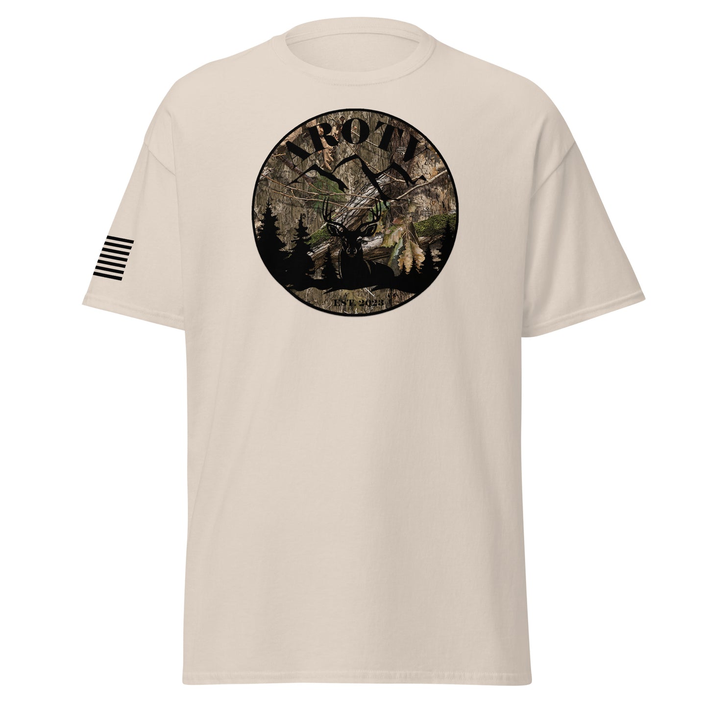 AROTV Tee w/ MossyOak Camo Logo