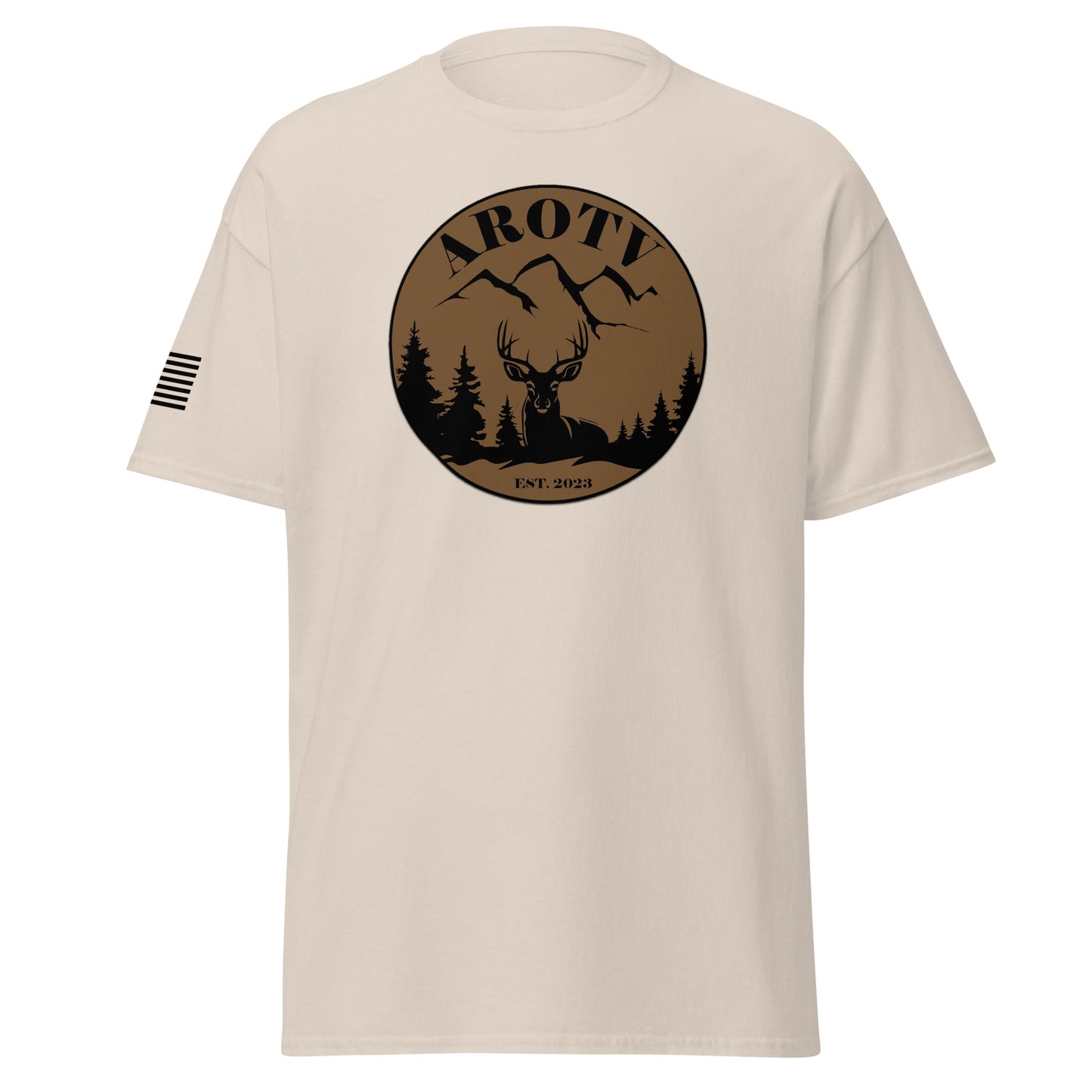 AROTV Tee w/ Tan Logo