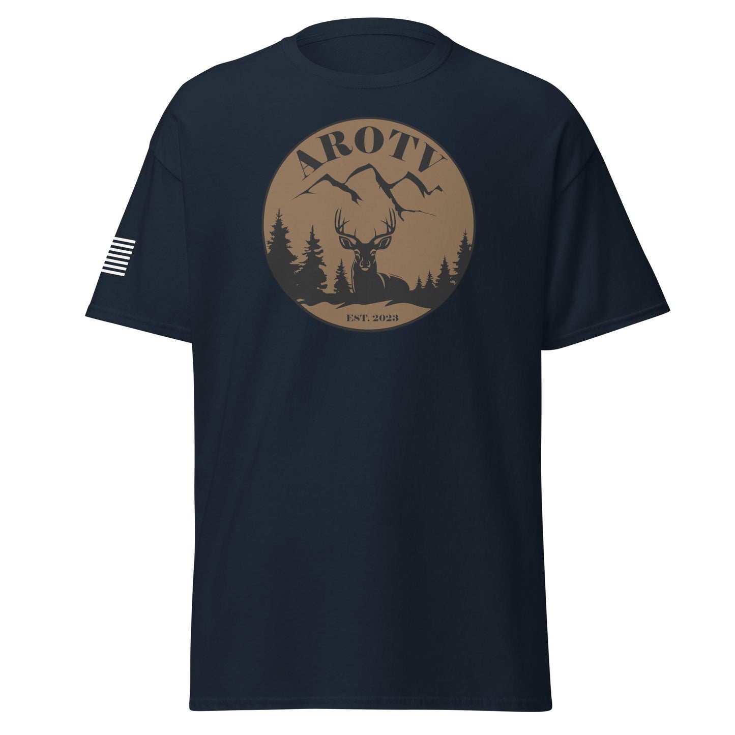 AROTV Tee w/ Tan Logo