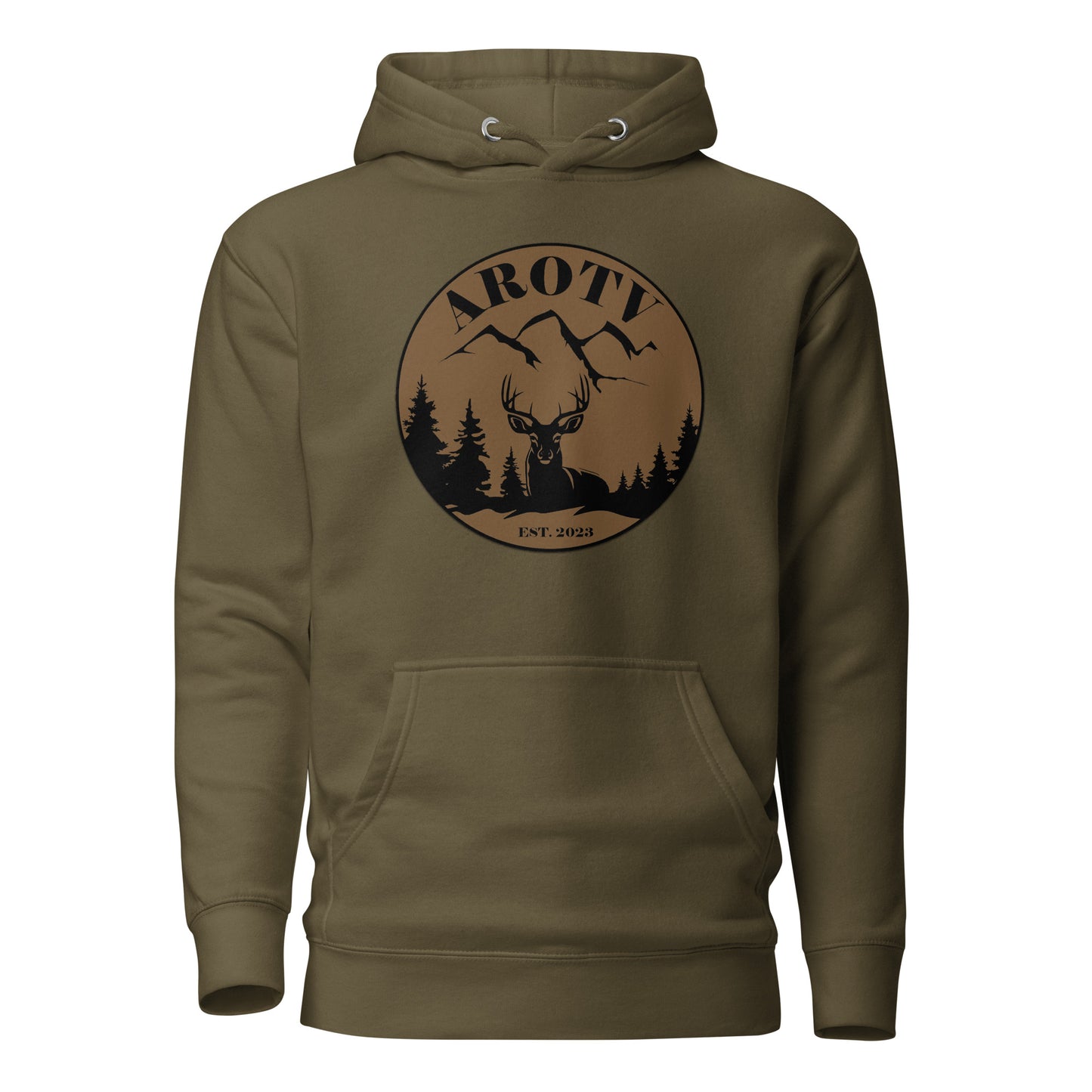 AROTV Army Green Hoodie