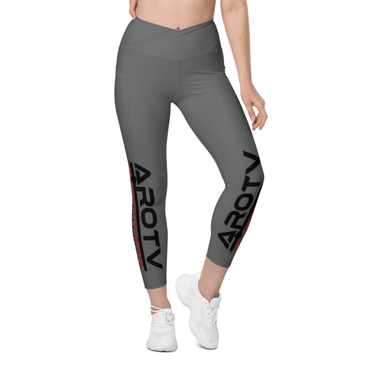 AROTV Crossover leggings with pockets