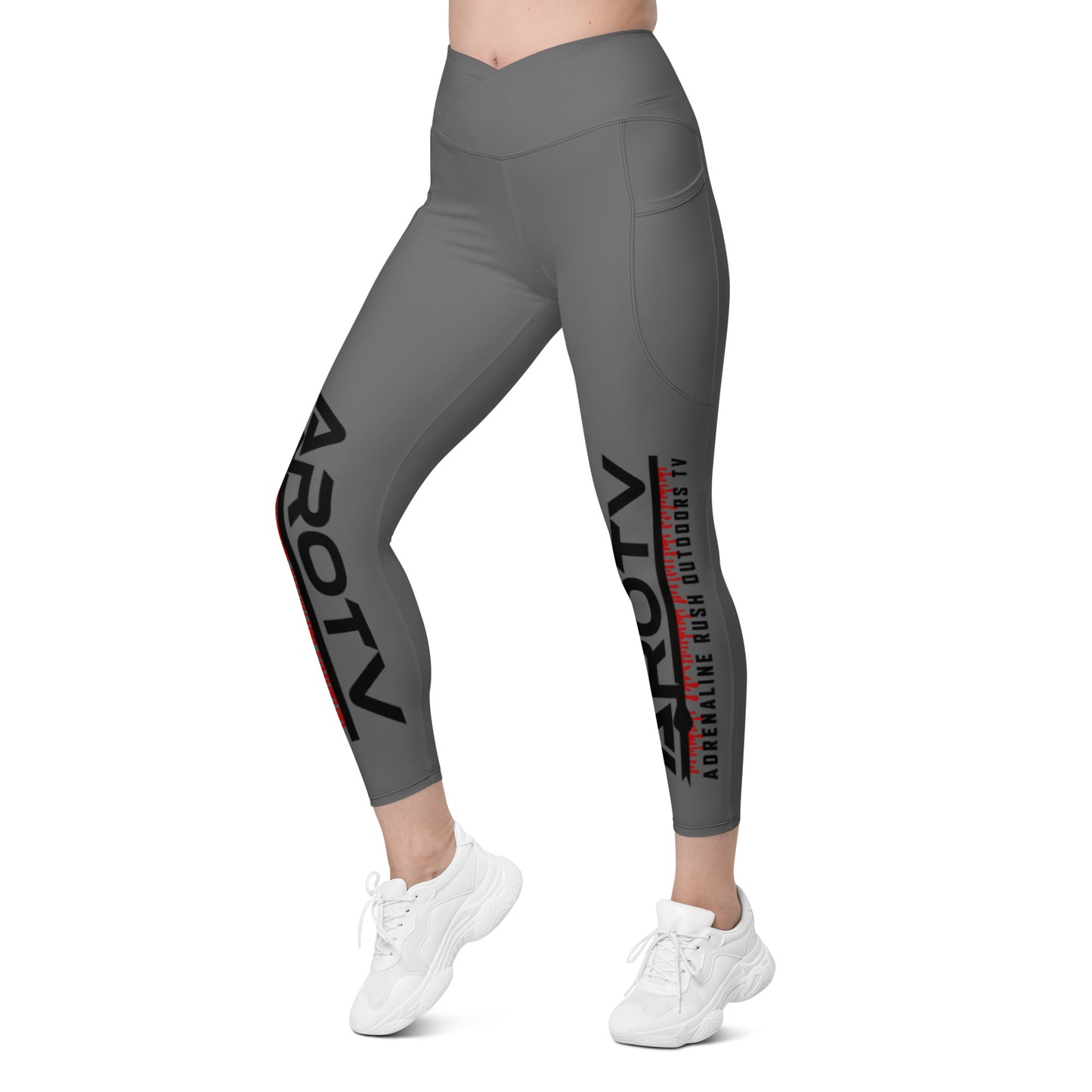 AROTV Crossover leggings with pockets