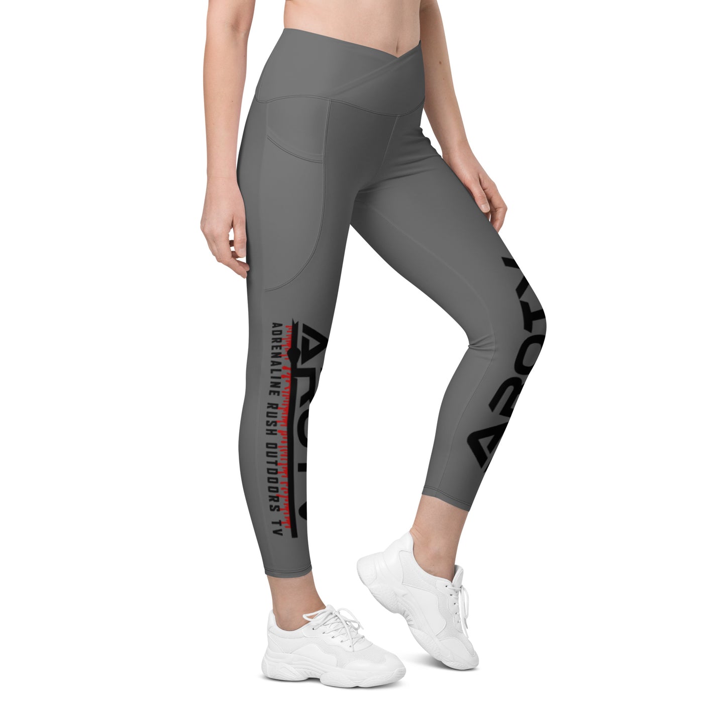 AROTV Crossover leggings with pockets