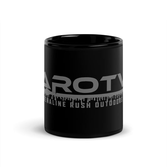 AROTV Black Glossy Mug