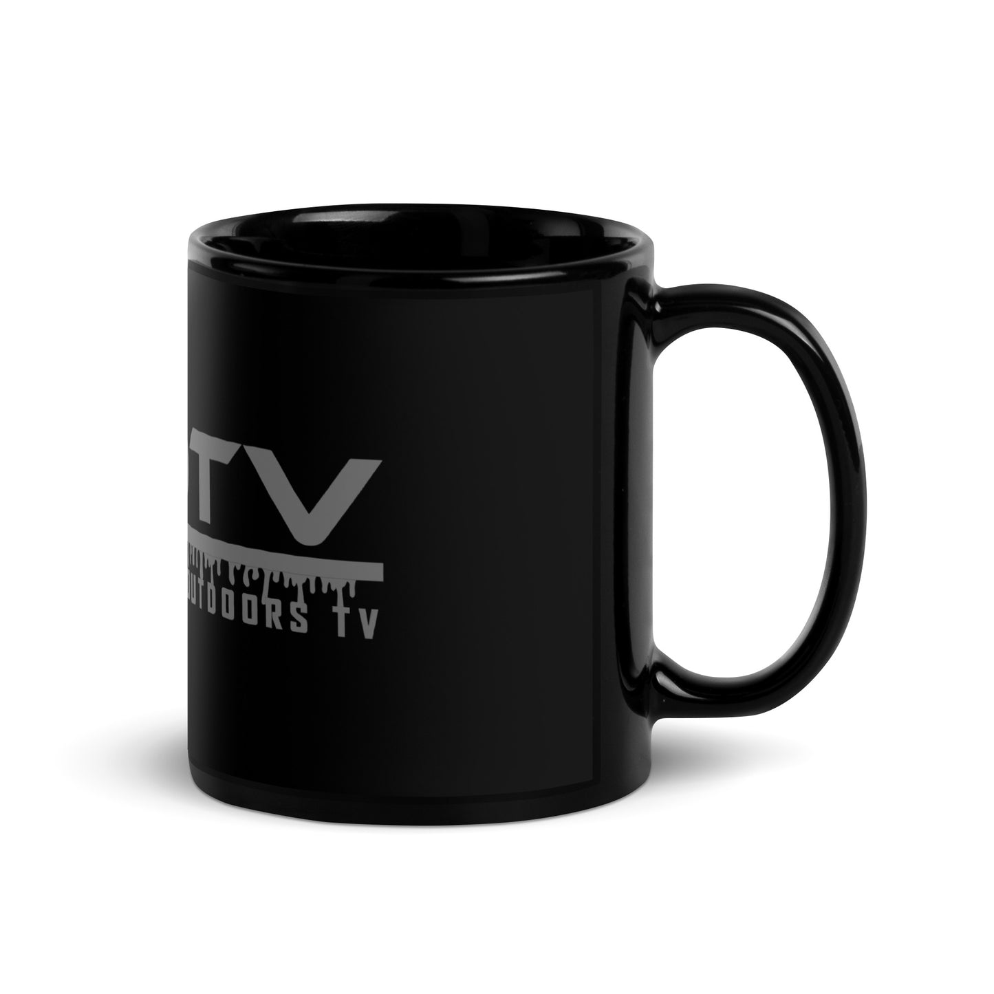 AROTV Black Glossy Mug